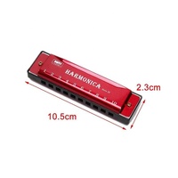 1pcs Woodwind Music Instrument 10 Holes for Rock Country Folk Jazz Melodica Swan Harmonica Diatonic Blues Harp Mouth Organ