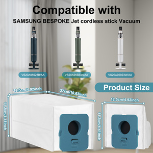 Paquete de 10 bolsas para polvo VCA-ADB953 para aspiradora inalámbrica <span class=keywords><strong>Samsung</strong></span> BESPOKE <span class=keywords><strong>Jet</strong></span>, gran capacidad de 2,6 L - Product Image 2
