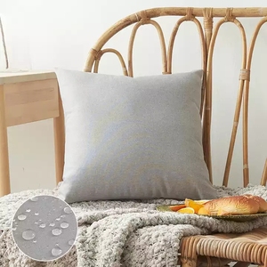 Housses de <span class=keywords><strong>coussin</strong></span> imperméables pour meubles de patio taie d'oreiller de jardin extérieur couleur unie Polyester <span class=keywords><strong>canapé</strong></span> housses de <span class=keywords><strong>coussin</strong></span> - Product Image 2