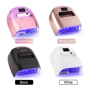 Lila Verlaufende Hochleistungs-Akku-Nagellampe 128W Hybrid Pro Cure Gel <span class=keywords><strong>2</strong></span>-in-1 Mini-Tipslampe für Salon-Gebrauch Nagelkunst-Salonwerkzeuge - Product Image 6