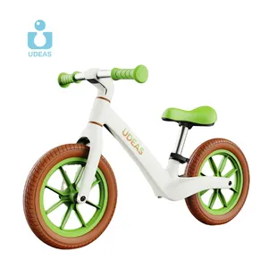 UDEAS Bicicleta de Empuje de Alta Calidad CE de 12 Pulgadas para Niños y Niñas de 3 Años