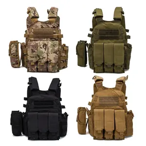 Yuda Chaleco Tactico Black Oxford 6094 Plaat Drager Tactical Vest Voor Mannen