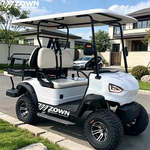 Carrito de golf eléctrico de cuatro asientos con tracción en las cuatro ruedas, carritos de golf mini personalizables disponibles, venta directa de fábrica - Product Image 1