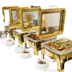 Sang trọng đám cưới chất lượng thực phẩm ấm hơn tự chọn phục vụ thiết bị đám cưới sang trọng cheffing món ăn trên bán - Product Image 1