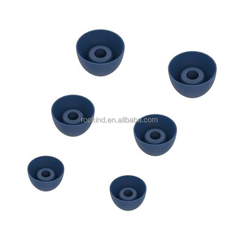 Bleu (embouts d'oreille: 6 pcs/set)