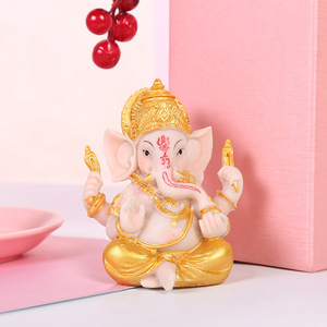 Thịnh Vượng Fortune trang trí nghệ thuật trang trí Nhựa Hindu thần tượng của Ấn Độ voi thần nhà văn phòng phong thủy khuôn kỳ nghỉ Quà Tặng - Product Image 5
