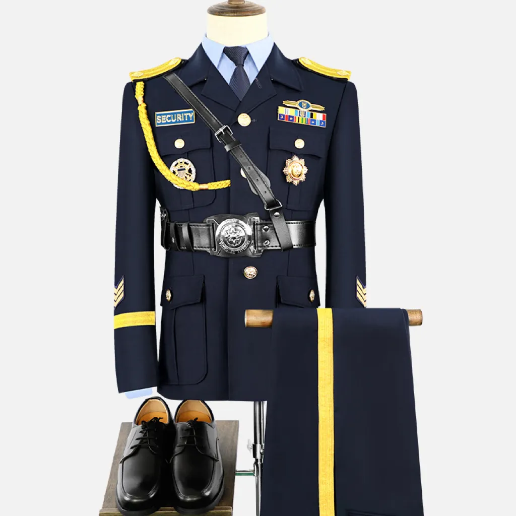 Hot Selling Custom Made Security Guard Ceremony Officer Uniform Suits