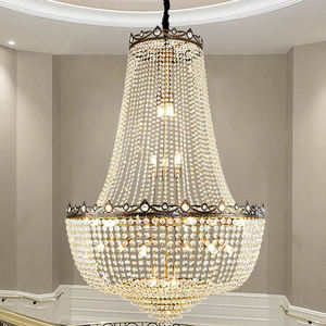 Zèle éclairage hôtel de luxe viila salon lustre en cristal lampes suspendues pour la décoration de mariage - Product Image 1
