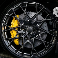 Jantes forgées noires brillantes 19 pouces 5x120 compatibles avec BMW M5 X5 G05 G90 FF10 Q50, jantes en alliage d'aluminium 5x120 19 pouces 5x120