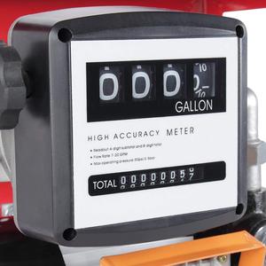 110V 220V Wechselstrom-Elektro-Selbstansaugende Öl-Diesel-Transferpumpe mit Zählwerk, Düse und Schlauch - Product Image 3