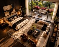 Hochwertiges Wohnzimmer-Sofa im Luxus-Stil, Langlebiges Schlafzimmer-Set, Abriebfestes Esszimmer-Set, Komplettes Design für Villen