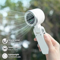 Ventilateur portatif rechargeable, ventilateurs portables à 5 vitesses, mini ventilateur USB rechargeable, ventilateur personnel turbo, ventilateur à main