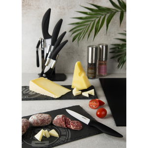 Set di coltelli in ceramica affilati Excelsa da 4 pezzi con supporto e manici in plastica per uso in cucina - Product Image 3