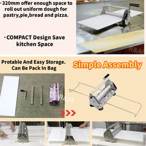 <span class=keywords><strong>Laminoir</strong></span> Manuel à Pâtisserie Professionnel pour Croissants et Pâtes Diverses - Product Image 6