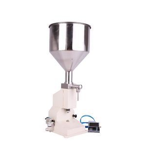 Máquina de llenado de aceite de salsa de Chile semiautomática Máquina de llenado de salsa de mantequilla de miel y maní con más barato - Product Image 1