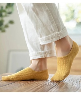 10 paires de chaussettes de bateau invisibles en silicone d'été pour femmes couleur unie cheville pantoufle chaussettes mince coton tricoté manchette taille 35-40 <span class=keywords><strong>EUR</strong></span> - Product Image 4