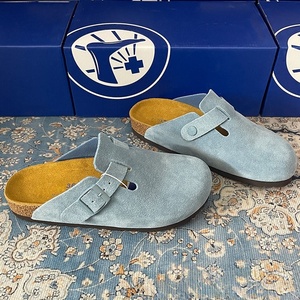 Sandales légères en cuir de vache véritable à semelle souple EVA, pour la santé et la plage, pour femmes/hommes, petit <span class=keywords><strong>prix</strong></span>, été - Product Image 1