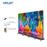 Écran d'affichage LED portable pliable MPLED pour intérieur, pleine couleur P1.5 P1.86 P2.5, écran numérique avec contrôle Wifi pour centre commercial