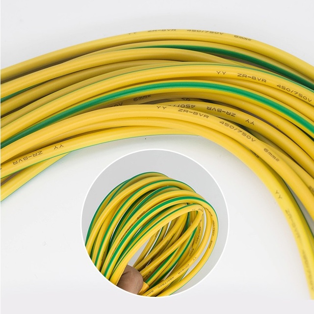 All Size of PVC Insulated Copper Conductor 1.5mm to 120mm Earth Electric Cable Wire with CE SAA Approval
