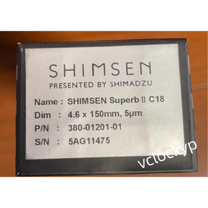 1 ชิ้นใหม่ SHIMADZU 380-01201-01 คอลัมน์โครมาโทกราฟี - Product Image 3