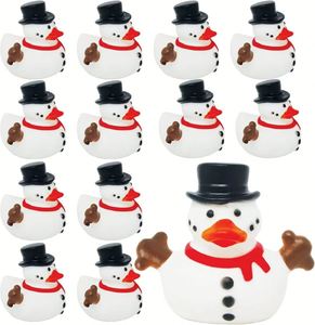 2 Inch Ducks Calendar Rubber Ducky <b>Bath</b> Toy Creative Christmas Gifts - Product Image 3