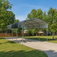 Abri de voiture portable en métal robuste et imperméable pour stationnement extérieur, abri de toit polyvalent pour jardin et architecture