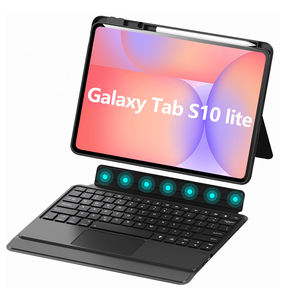 Funda con Teclado Compacto para Viajes para Samsung Galaxy Tab S10 Lite con Panel Táctil Integrado y Teclado Inalámbrico BT - Product Image 1