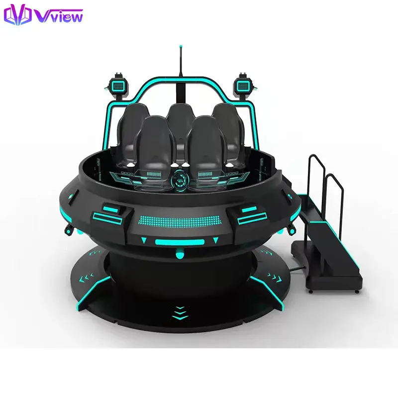 Vview-simulador de conducción de coche, máquina de realidad Virtual, cine, VR, proveedor, rotación 360