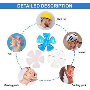 Casque de sport souple personnalisé avec logo OEM, pour l'équitation en extérieur et le travail, avec gel rafraîchissant et pack chaud/froid - Product Image 4