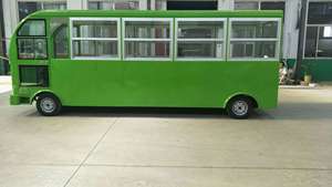 Camión de comida rápida móvil OEM Carros eléctricos de calle de alta capacidad Carrito para perros calientes Comida Coche sándwich al aire libre - Product Image 4