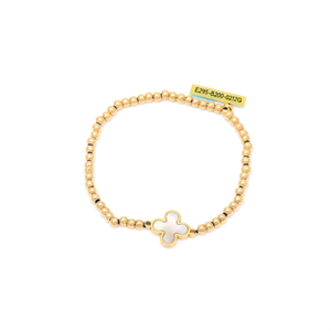 E295-B200-0212G <b>Gold</b> Plated Zinc Alloy Classic Fashion <b>Beaded</b> <b>Bracelet</b>-Gift - Product Image 2