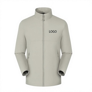 Chaqueta Deportiva de Invierno para Hombre, Diseño Nuevo, de Alta Calidad, con Logotipo Bordado Personalizado, Cuello Alto, Color Sólido - Product Image 2