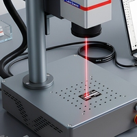 Mini machine de marquage laser, graveur laser de bureau à mise au point dynamique pour matériaux non métalliques, bois, cuir, acrylique