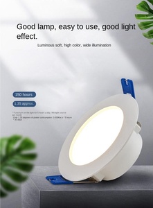ไฟดาวน์ไลท์ LED ฝังพื้นต่ำขนาด4นิ้ว6นิ้ว9W แผงวงจรรวมไฟ LED ในเชิงพาณิชย์