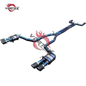 Échappement Catback VORTEX Titanium Valvetronic pour Maserati Levante 3.0T 2016-2025, fixation directe - Product Image 1