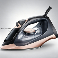Fer à vapeur vertical électrique ESI-8853 1800-2600W, pulvérisation à sec, auto-nettoyant, semelle en céramique, arrêt automatique de sécurité, mini pour la maison