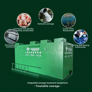 Carbon Steel Integrated PLC Controlled Pump Sewage <b>Filter</b> <b>Water</b> Effluent Treatment Wastewater Treatment System Rural Sewage - Product Image 5