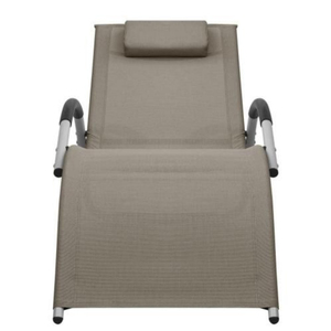 Chaise de jardin en aluminium pour l'extérieur, chaise à bascule légère, chaise longue de plage - Product Image 4