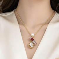 Ensemble de bijoux élégant pour femme, 4 pièces, motif géométrique courbé, ton or et argent, comprenant collier, boucles d'oreilles, bague et bracelet