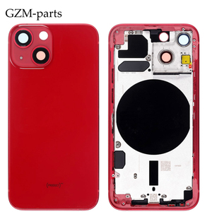 Coque <span class=keywords><strong>arrière</strong></span> de conception barre pour <span class=keywords><strong>iPhone</strong></span> <span class=keywords><strong>13</strong></span> Mini, comprend le verre <span class=keywords><strong>arrière</strong></span> avec cadre de châssis, plateau SIM, pièces de clé latérale - Product Image 2