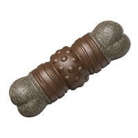 Fournisseur de produits pour animaux de compagnie OEM ODM – Brosse à dents pour chien, jouet à mâcher en forme d'os qui couine, bâton d'entraînement résistant et durable pour animaux de compagnie