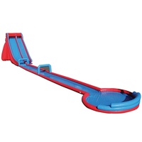 Toboggan aquatique gonflable extra-long en PVC pour l'extérieur, pour la maison, l'école, les enfants et les adultes, château gonflable