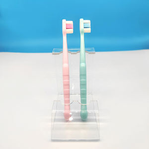 Mordedor de dientes personalizado seguro para bebés, cepillo de silicona para limpieza de lengua y Palo <span class=keywords><strong>Molar</strong></span>, mordedor de bebé sin BPA, juegos de 2 uds. - Product Image 2