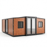 Maison conteneur extensible en acier galvanisé, cabane résidentielle mobile, mini-maison OEM