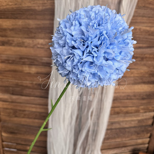 Fleur d'hortensia artificielle Jinxi en tissu de soie pour décoration de mariage et de maison 24079009634 - Product Image 4