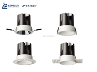 Produsen Downlight LED COB Terpasang Tetap OEM ODM, Lubang Potong 75mm untuk Proyek Ritel, Hotel, dan Hunian LP-FX7584-NR-23