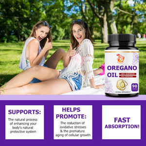 Cápsulas de Aceite de Orégano 100% Vegetarianas, Suministro de Fábrica, con Hoja de Orégano Silvestre del Mediterráneo, Apoyo a la Salud Digestiva, Cápsula Herbal - Product Image 6