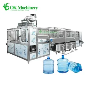 XP469 mesin manufaktur otomatis, mesin pengisi botol air botol 20 Liter 5 galon untuk tanaman air minum