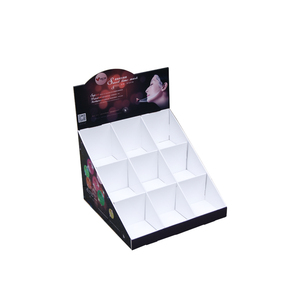 Hot bán nước hoa Pop hộp các tông sóng truy cập hàng đầu hiển thị đứng cho dầu hộp đóng gói siêu thị cửa hàng bán lẻ - Product Image 1