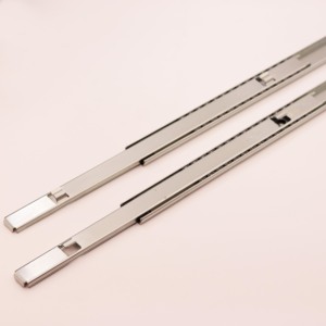 23mm 단일 확장 슬라이드 병 마운트 볼 베어링 서랍 슬라이드 단방향 이동 - Product Image 4